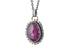 Sterling Silver Ruby Handcrafted Artisan Pendant, (SP-5831)